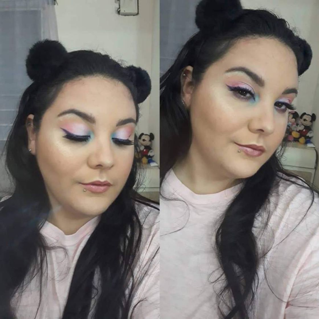 Moda Maquillaje en tonos pasteles 