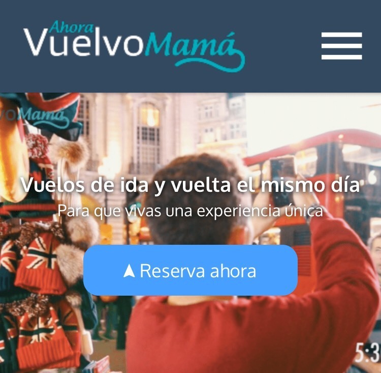 Fashion AHORA VUELVO MAMÁ- VIAJES DE IDA Y VUELTA EL MISMO DÍA 