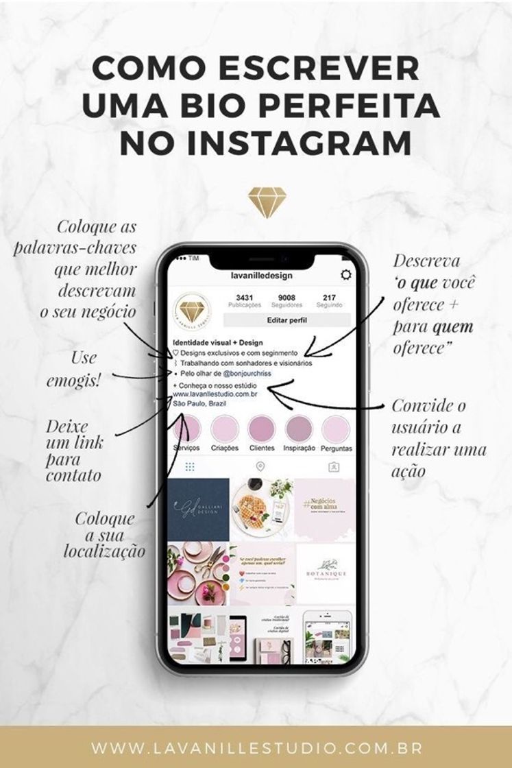 Fashion Bio perfeita no insta 