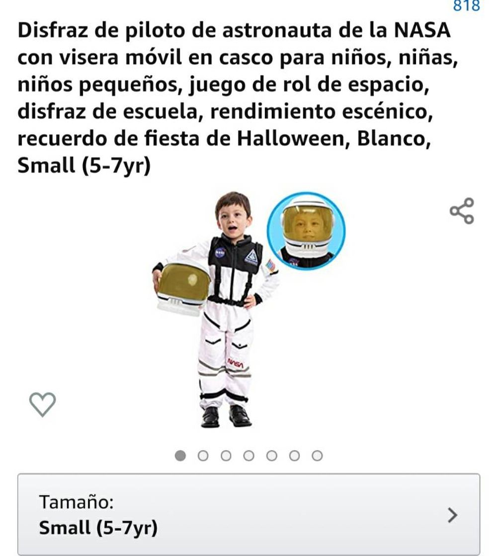 Moda Disfraz astronauta 