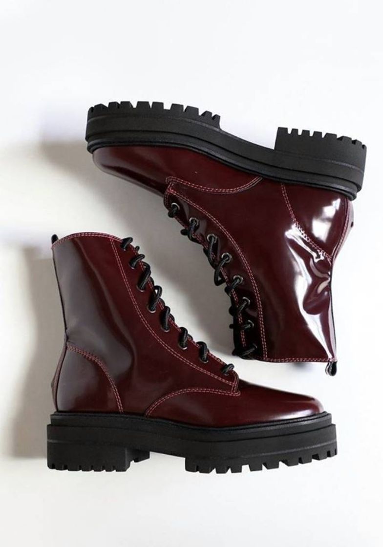 Social STARDUST coturno - vinho