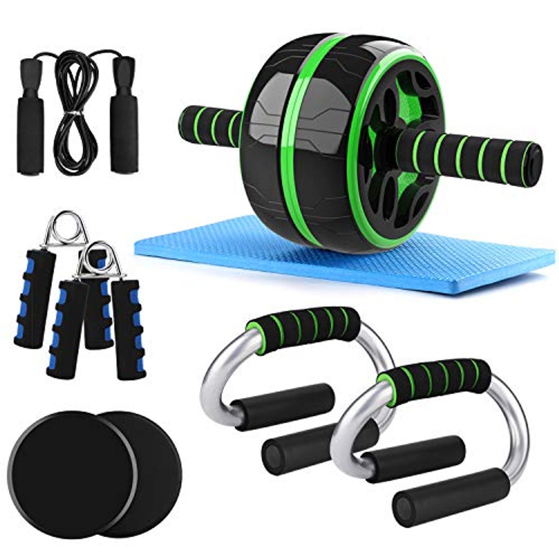 Social Odoland 6-en-1 AB Roller Set Incl. Rodillo Abdominal Grande