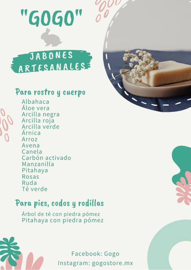 Social Gogo jabones artesanales. 