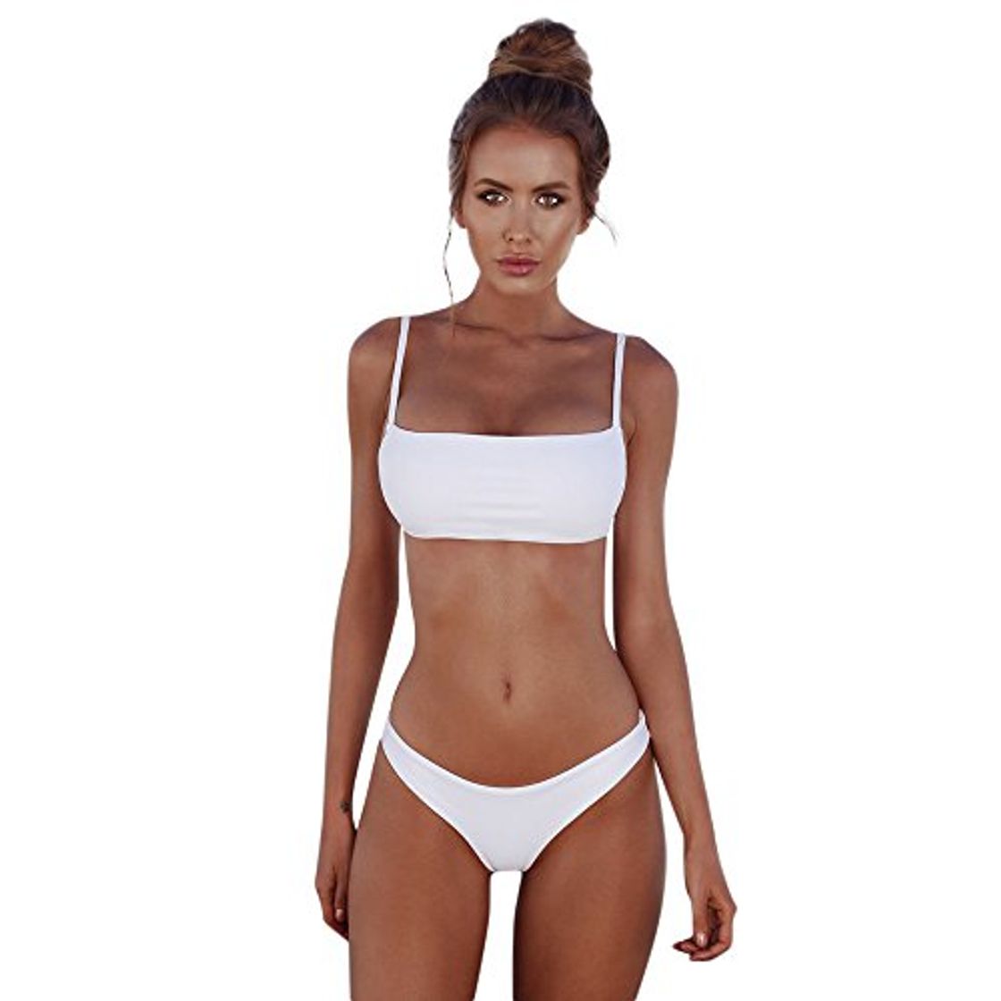 Product CheChury Bikini Mujer Conjuntos Brasileño Sexy Tanga Mujer Playa Ropa de Baño Traje de Baño Sexy Bañador de Baño Tops y Braguitas 2 Piezas Verano