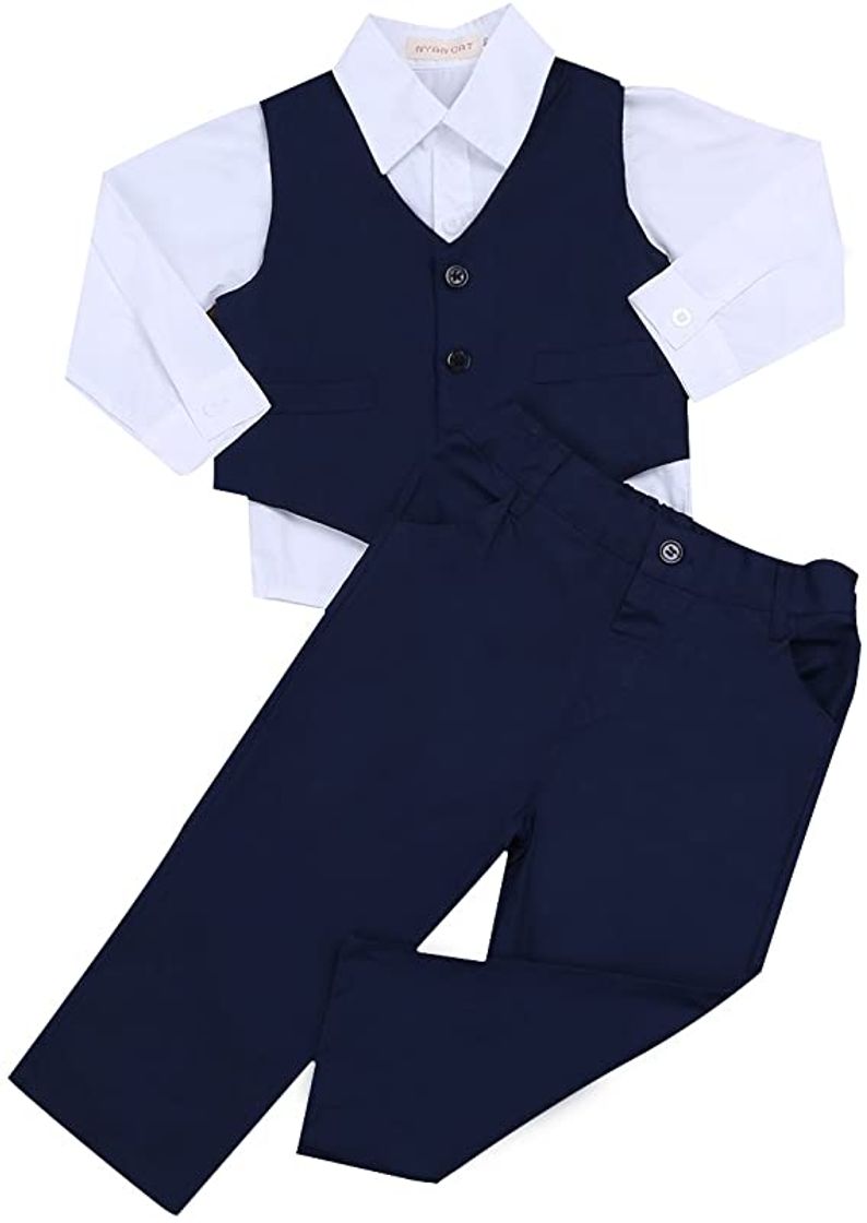 Place K-youth Conjunto de Cuatro Piezas para Bebé Niño 1-4 Años Ropa Niño