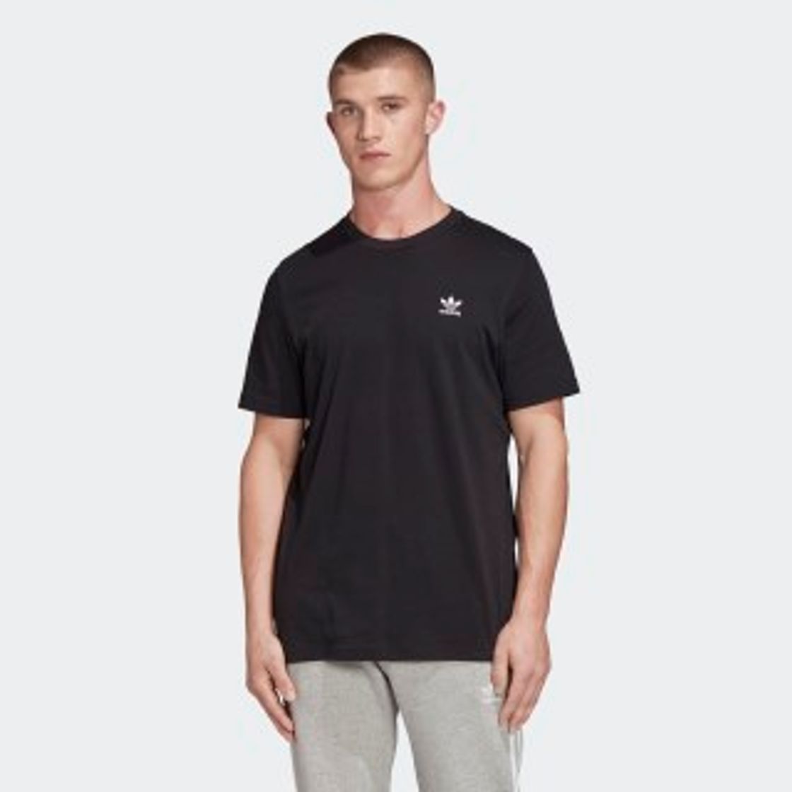 Moda adidas Trefoil Essentials Tee - Black 