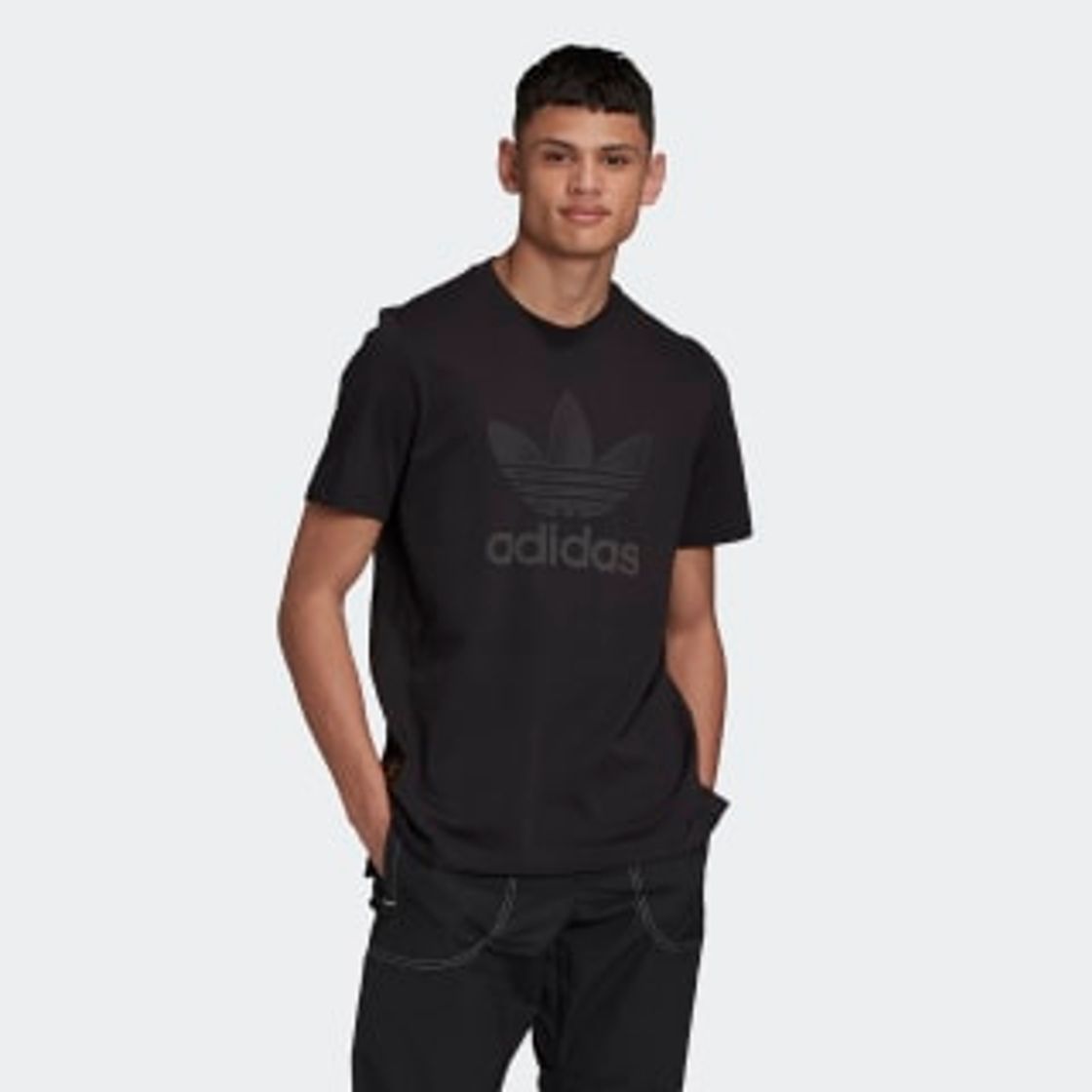 Moda Camiseta Warm-Up - Preto adidas 