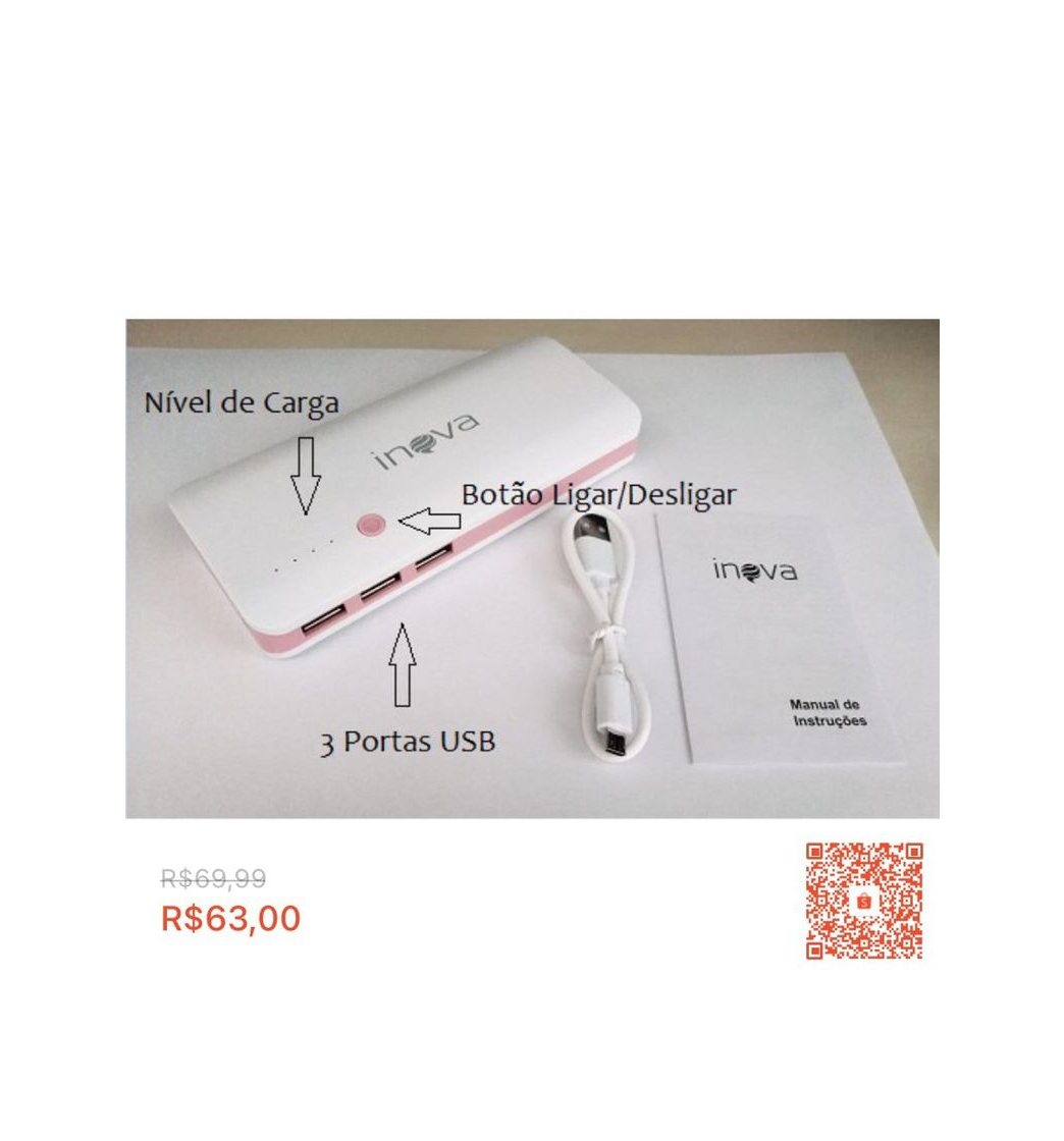 Producto Carregador portátil da Shopee 