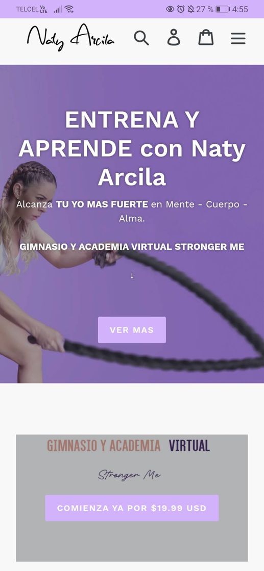 Social Naty Arcila - Programas semi personalizados