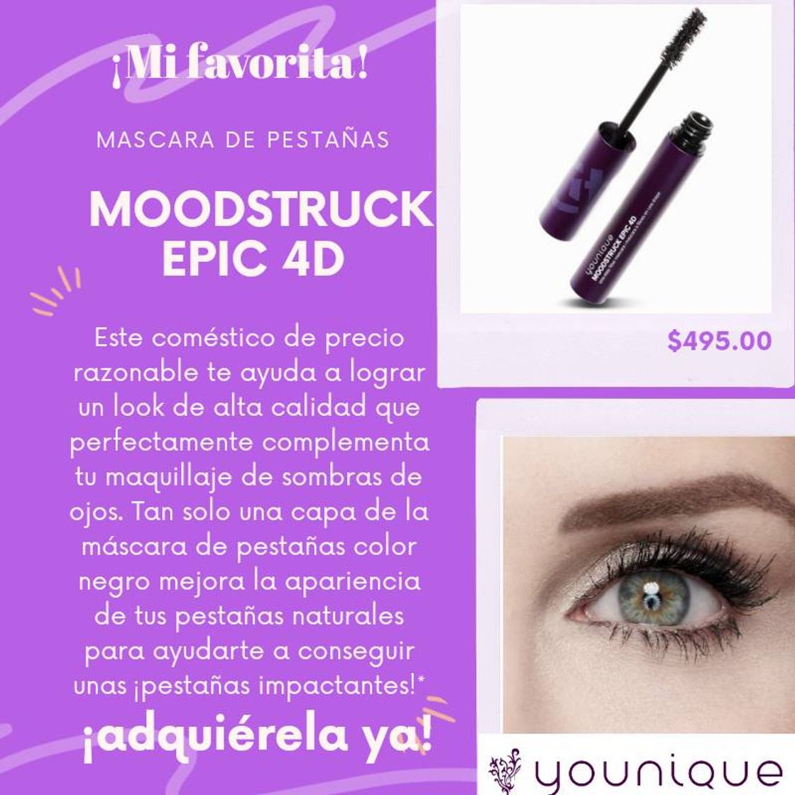 Moda Moodstruck Epic 4d. Mi máscara de pestañas favorita! 