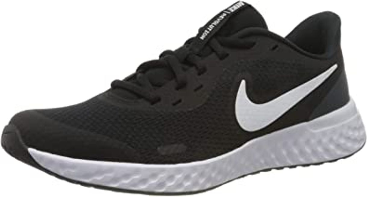 Moda Nike Revolution 5, Zapatillas de Atletismo para Hombre, Negro/Antracita