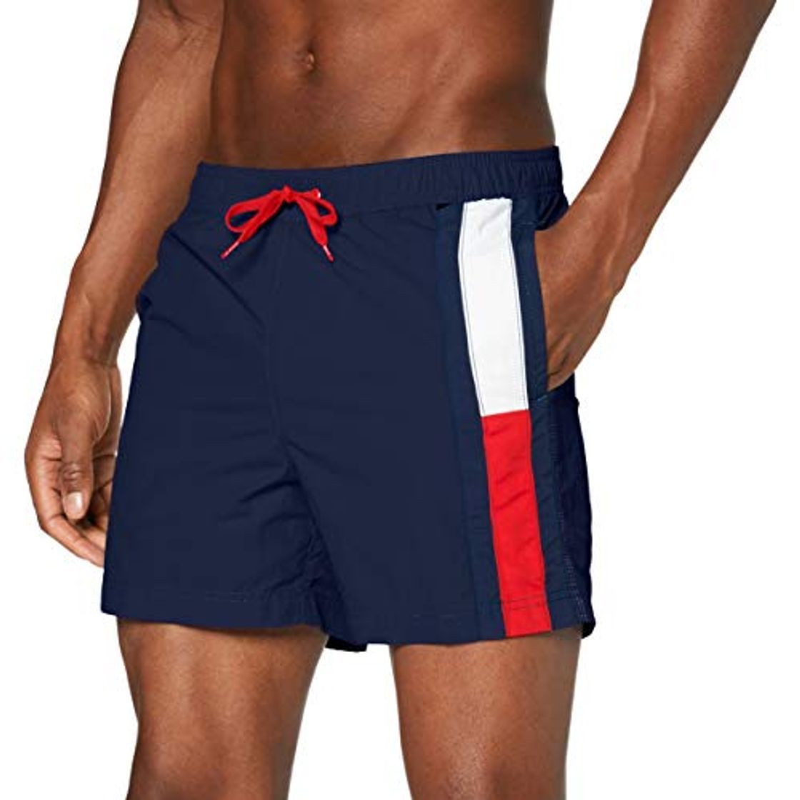 Social Tommy Hilfiger SF Drawstring Bañador, Azul