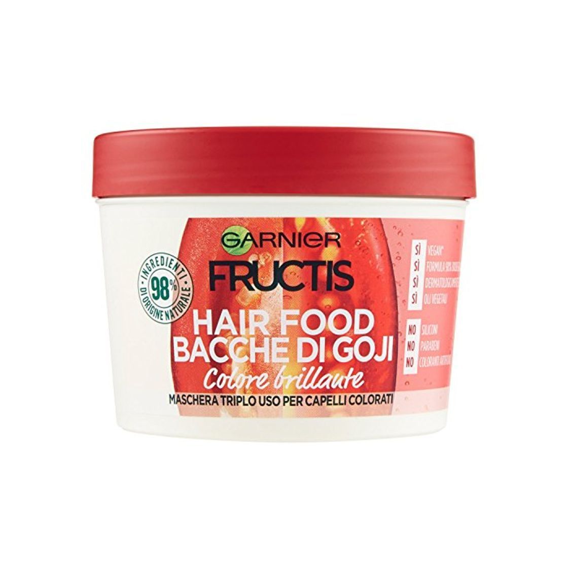 Producto FRUCTIS Hair Food Bayas de Goji Máscara Nutriente 3 en 1 con fórmula vegana