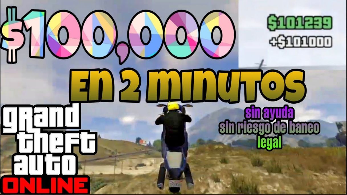 gana $100000 en 2 minutos facil, rapido y sin ayuda en gta v online
