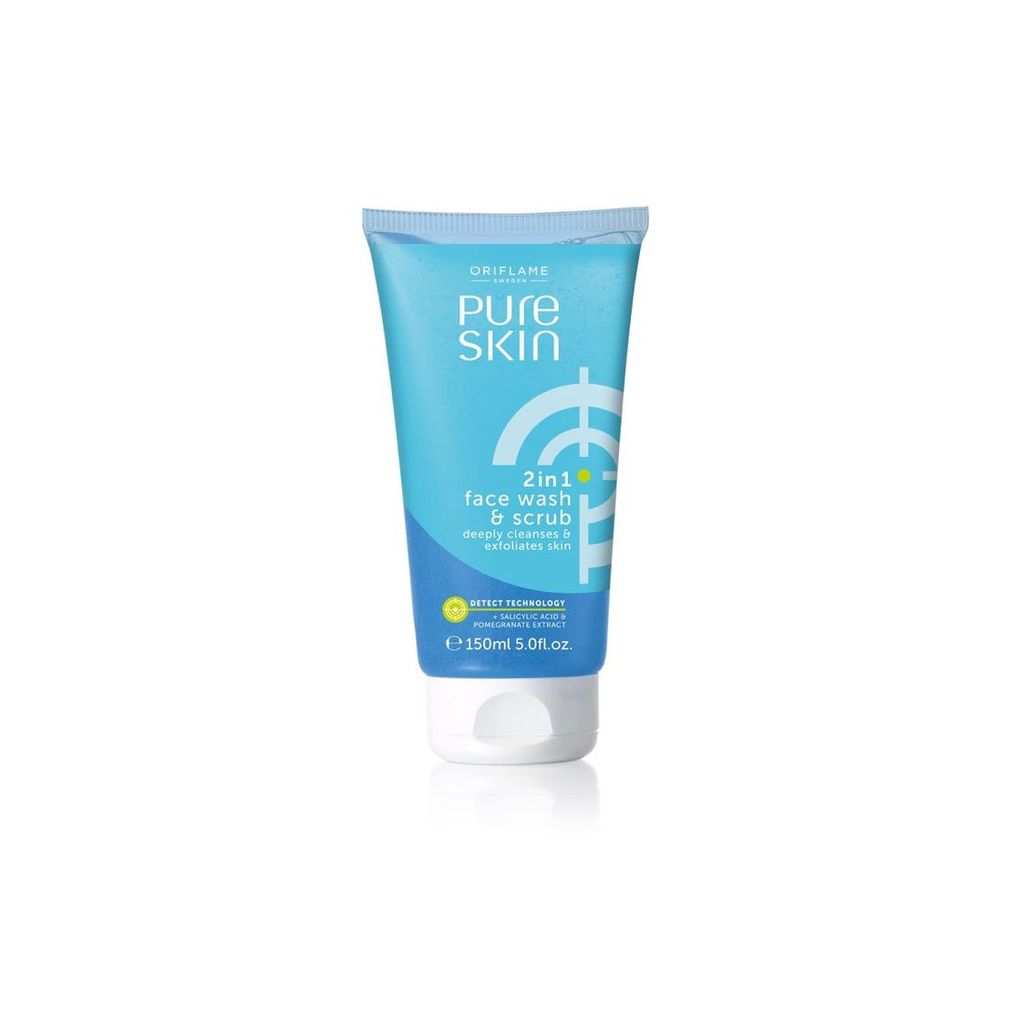 Producto Oriflame Pure Skin 2 in 1 face wash & scrub