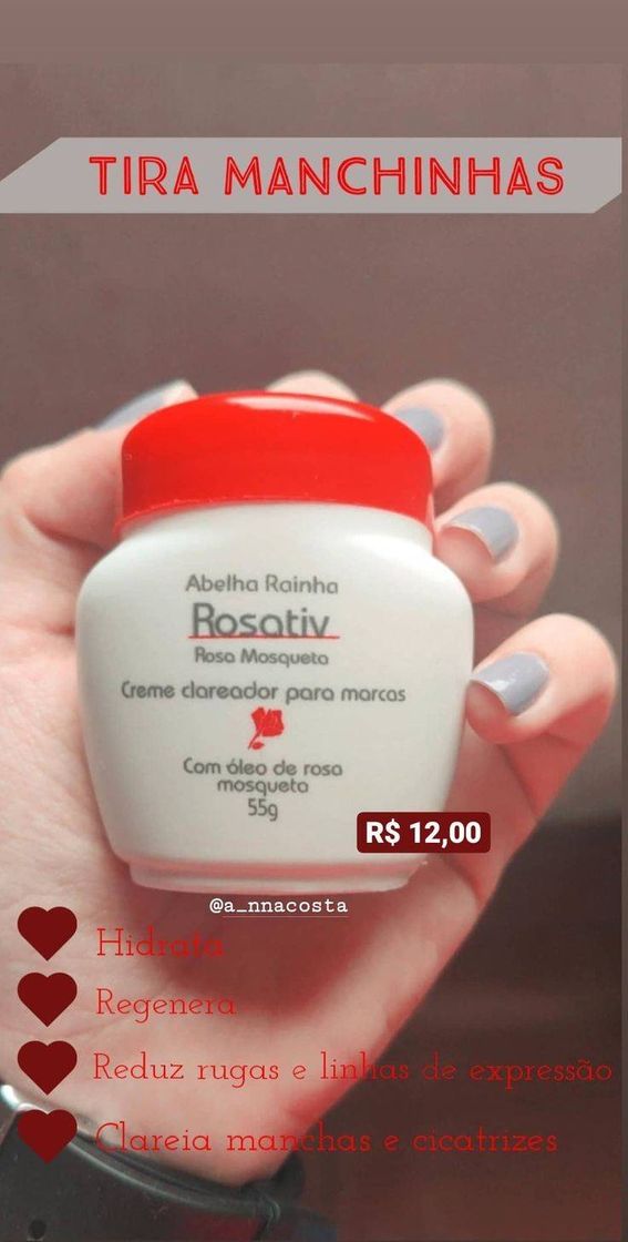 Fashion Creme com óleo de rosa mosqueta