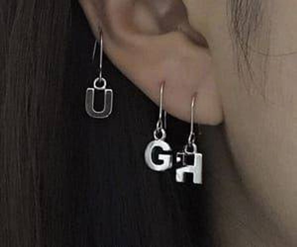 Fashion Aretes "UGH" 