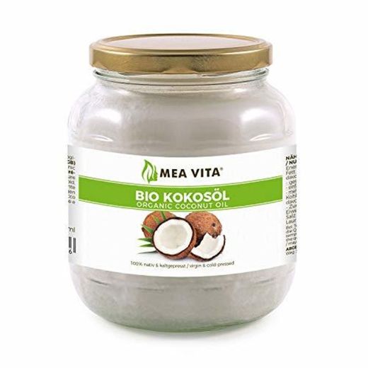 Aceite puro de coco virgen extra orgánico MeaVita 1 Litre
