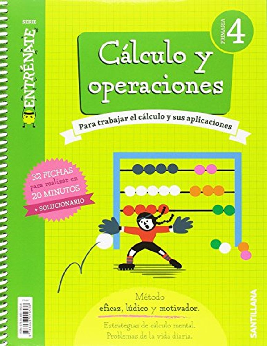 Book CUADERNO CALCULO SERIE ENTRENATE 4 PRIMARIA