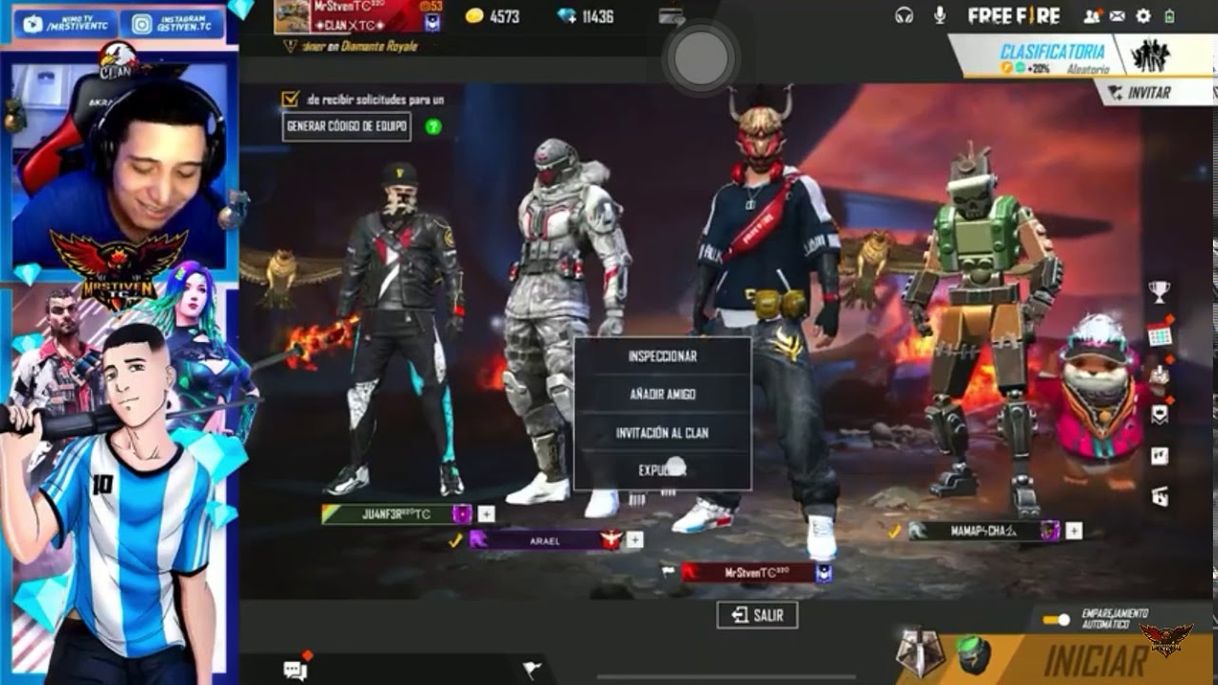 Social MrStiven Tc  Tiene Talento  Free Fire