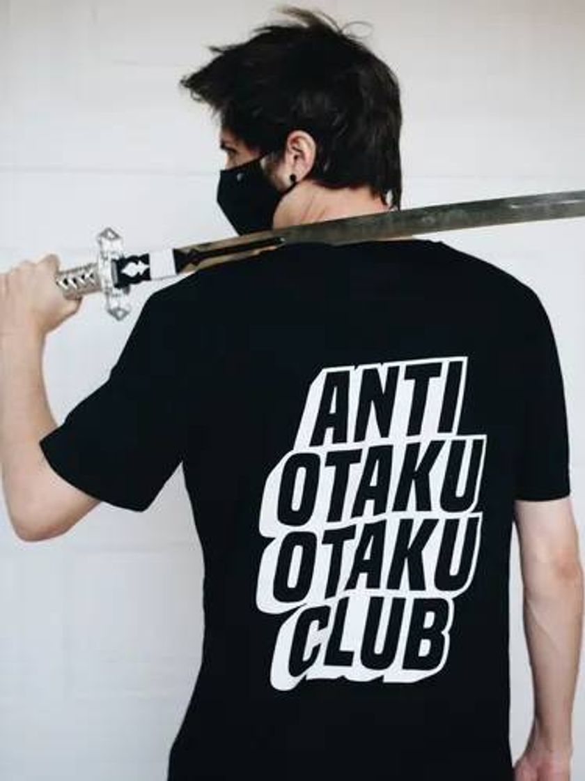 Moda Camiseta Anti Otaku Otaku Club