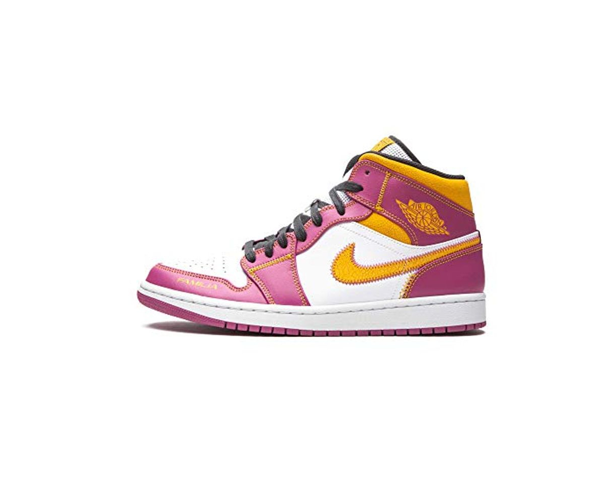 Fashion Jordan Hombres Air 1 Mid Dia De Los Muertos - Blanco/Fucsia-Naranja-Negro Dc0350