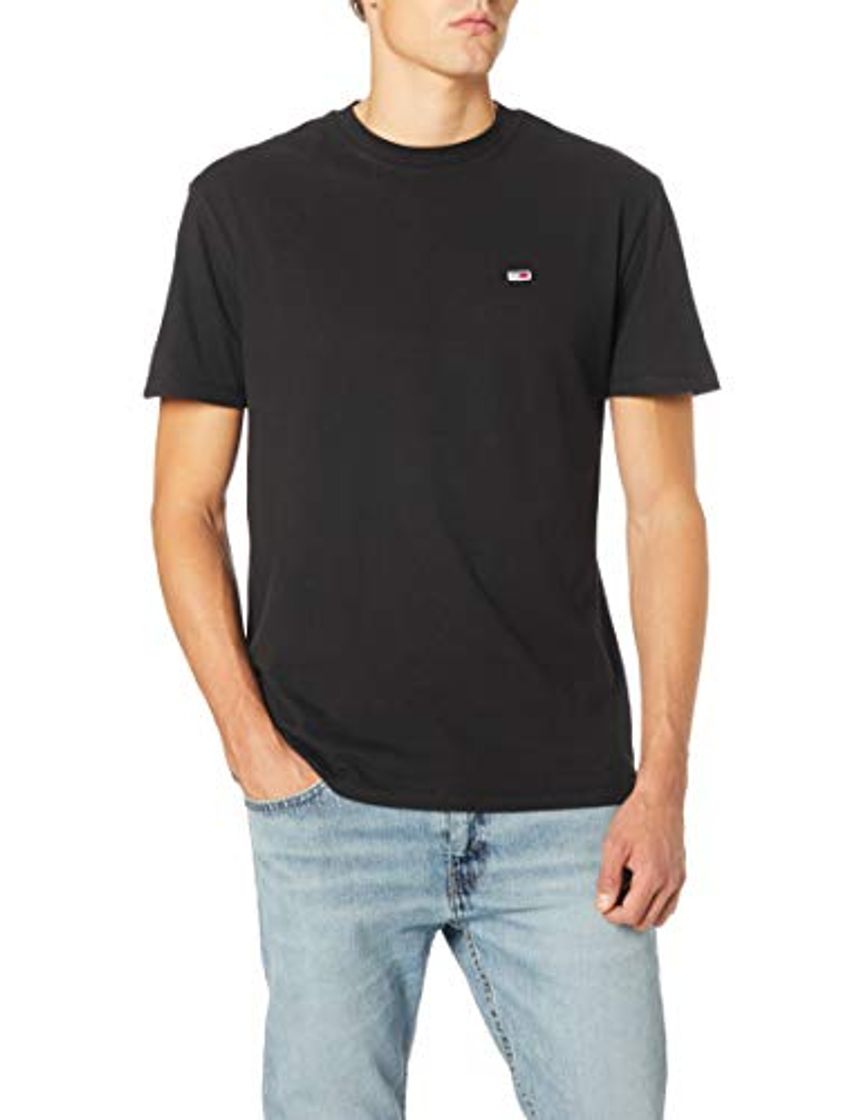 Moda Tommy Hilfiger TJM Classics tee Camiseta, Negro