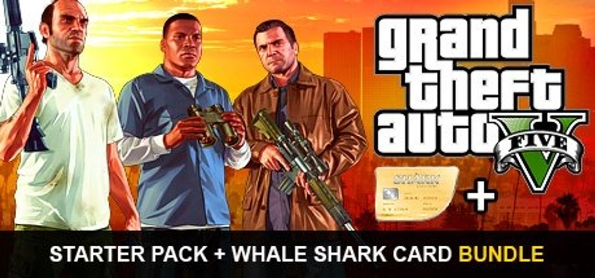 Videojuegos GTAV, Starter Pack and Whale Shark Card Bundle