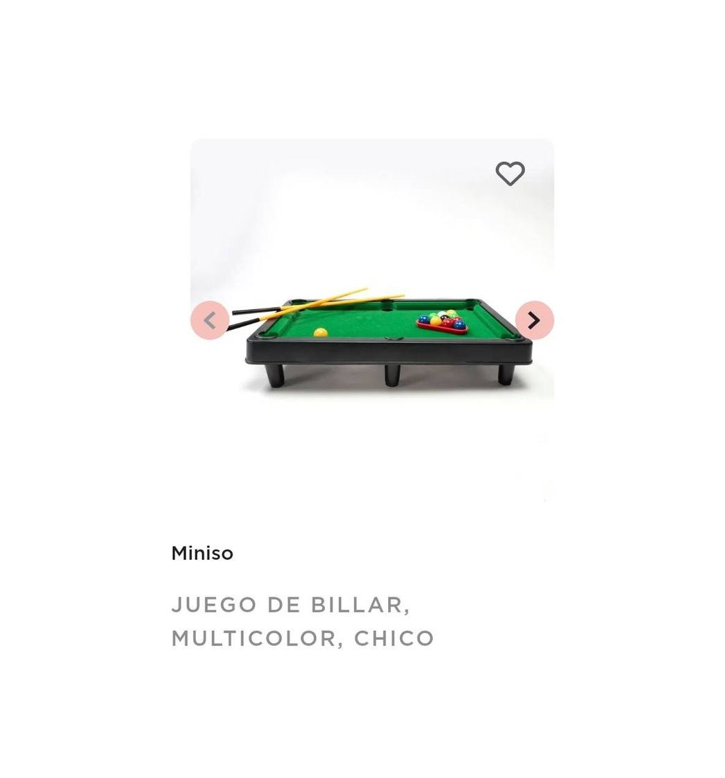 Producto Juego de billar