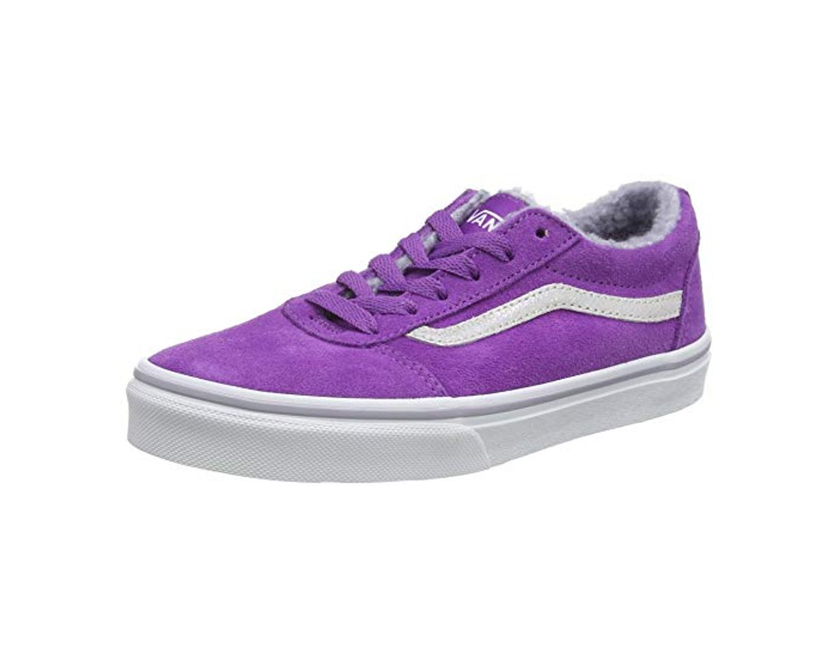 Fashion Vans Ward Suede, Zapatillas para Niñas, Morado