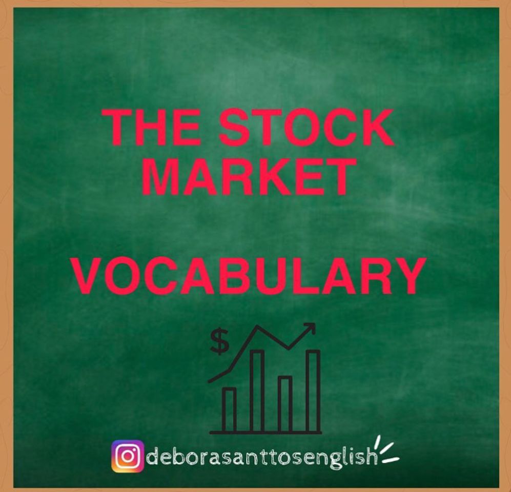 Moda Vocabulário sobre Stock Market (inglês)