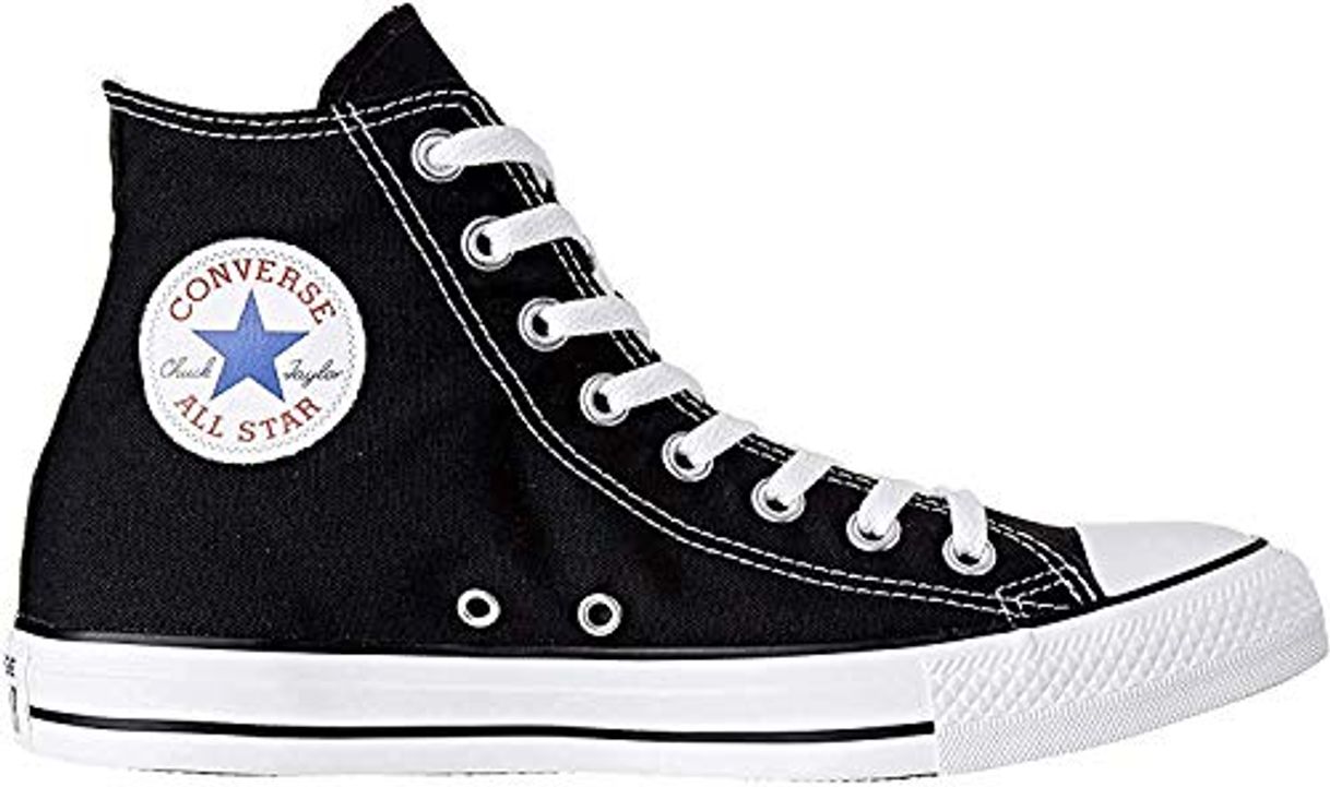 Social Converse Chuck Taylor All Star, Zapatillas altas Unisex adulto, Negro (Black), 38