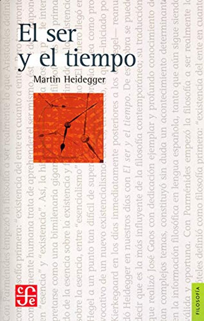 Libro El ser y el tiempo