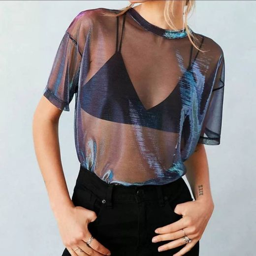 Camiseta transparente