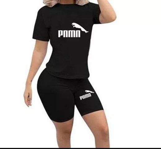 Conjunto mallas y camiseta Puma
