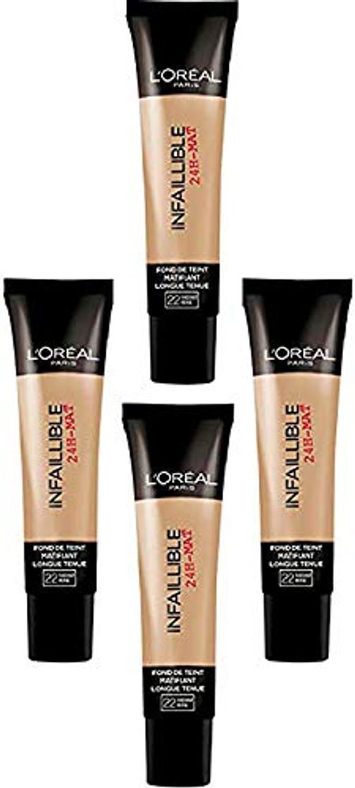 Beauty L'Oréal Paris Infaillible 24H Base de maquillaje matificante 22 Beige Eclat 35
