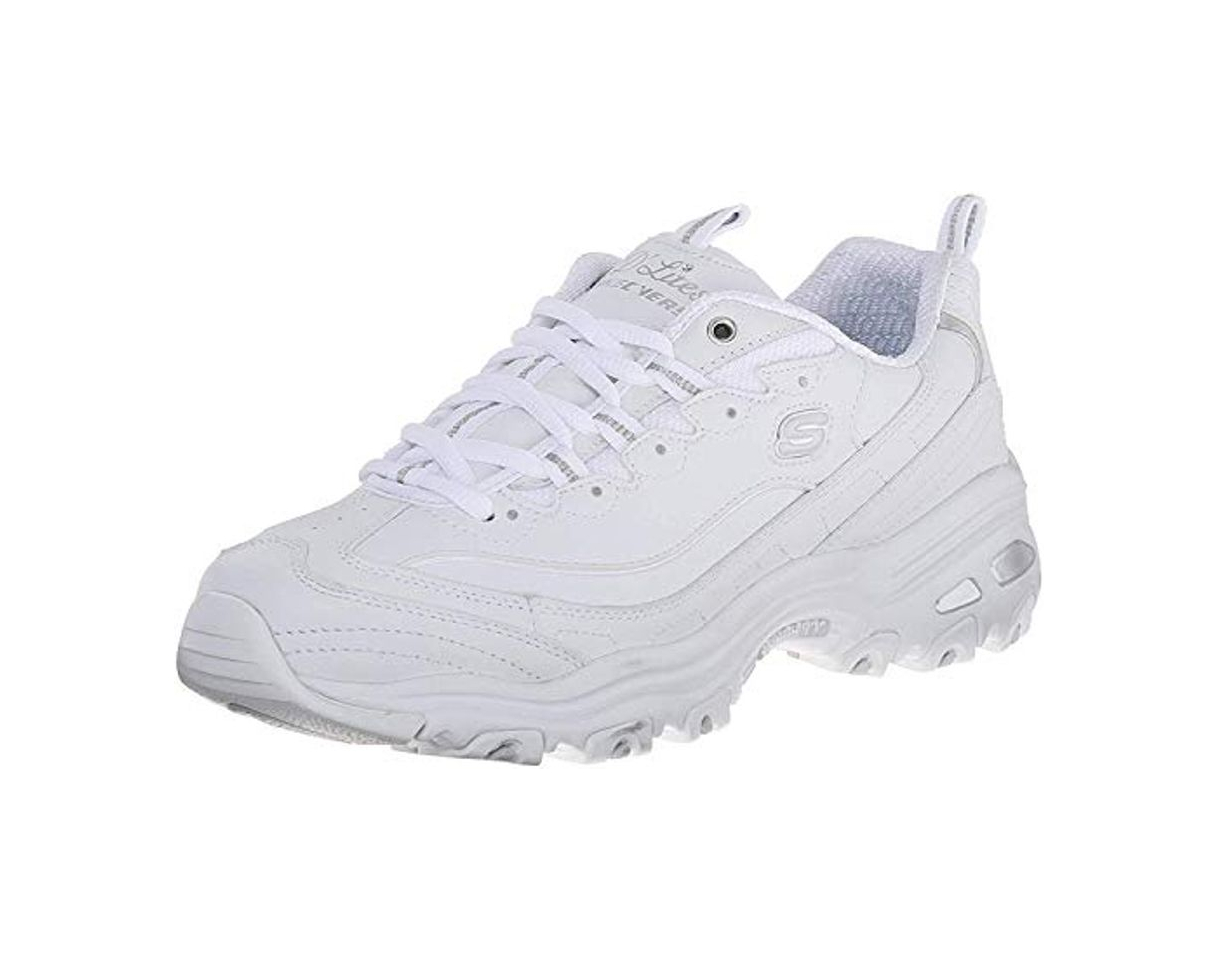 Moda Skechers 11936, Zapatillas para Mujer, Blanco