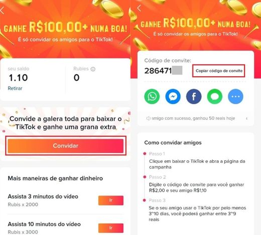 App de compartilhamento de vídeos que você pode ganhar money