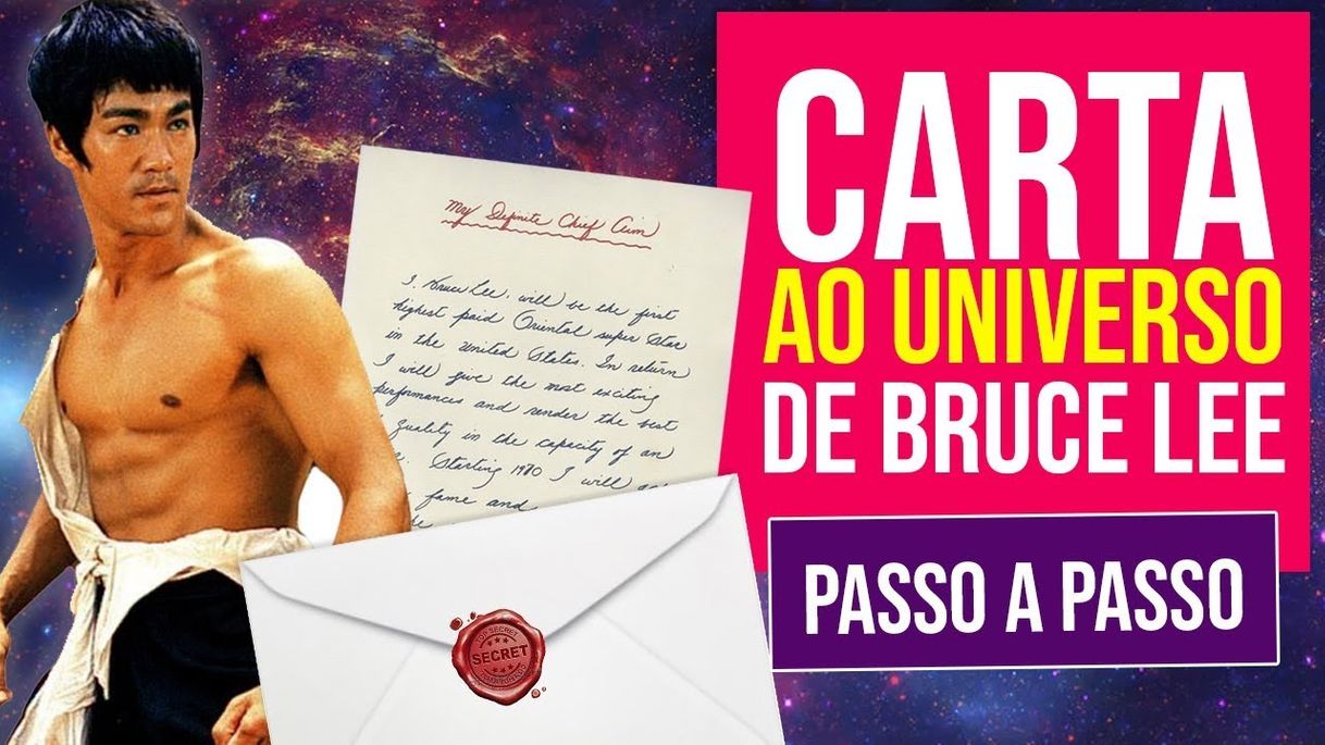 Fashion Carta de bruce lee para o universo