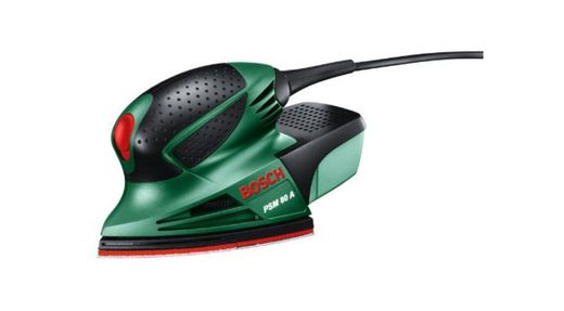 Bosch PSM 80 A - Multilijadora, 3 hojas de lija RedWood, con