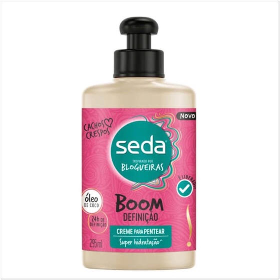 Moda Creme de Pentear Seda Boom Definição 