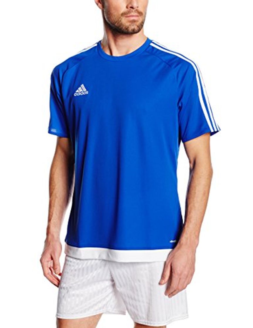 Social adidas Estro 15 JSY - Camiseta para hombre, color azul marino