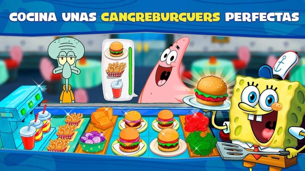 Videojuegos Bob esponja curso de cocina