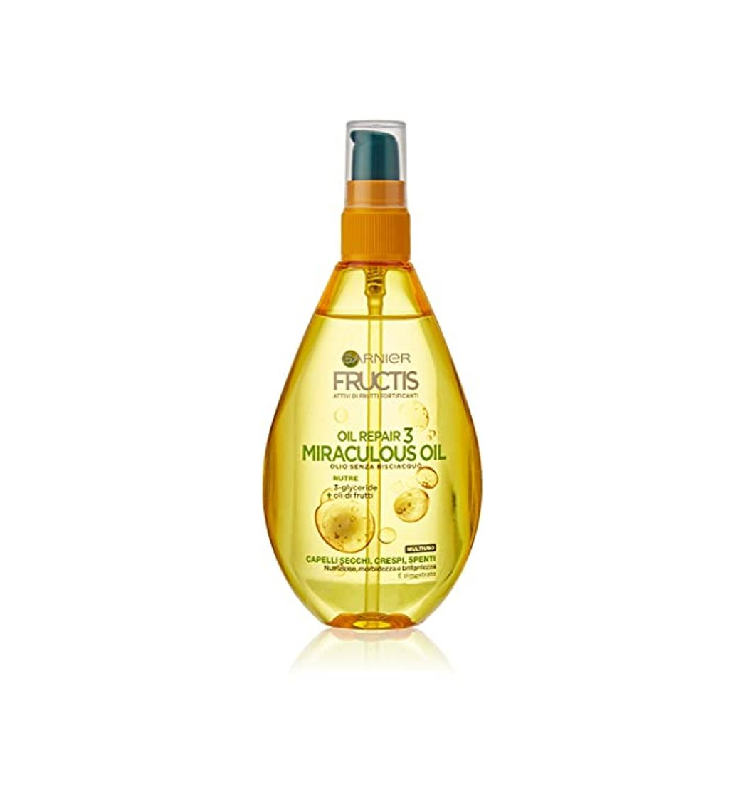 Belleza Garnier Fructis Miraculous Oil Aceite Mille multiusos sin enjuague para todos los