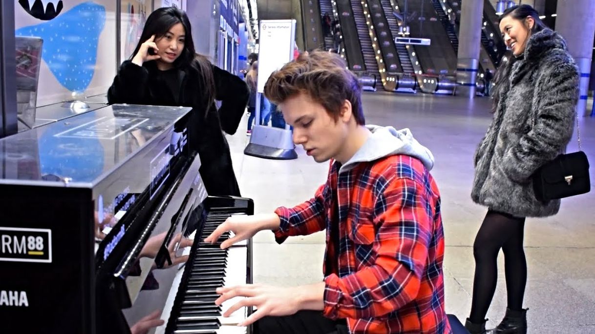 Fashion dance monkey metro station piano performance london