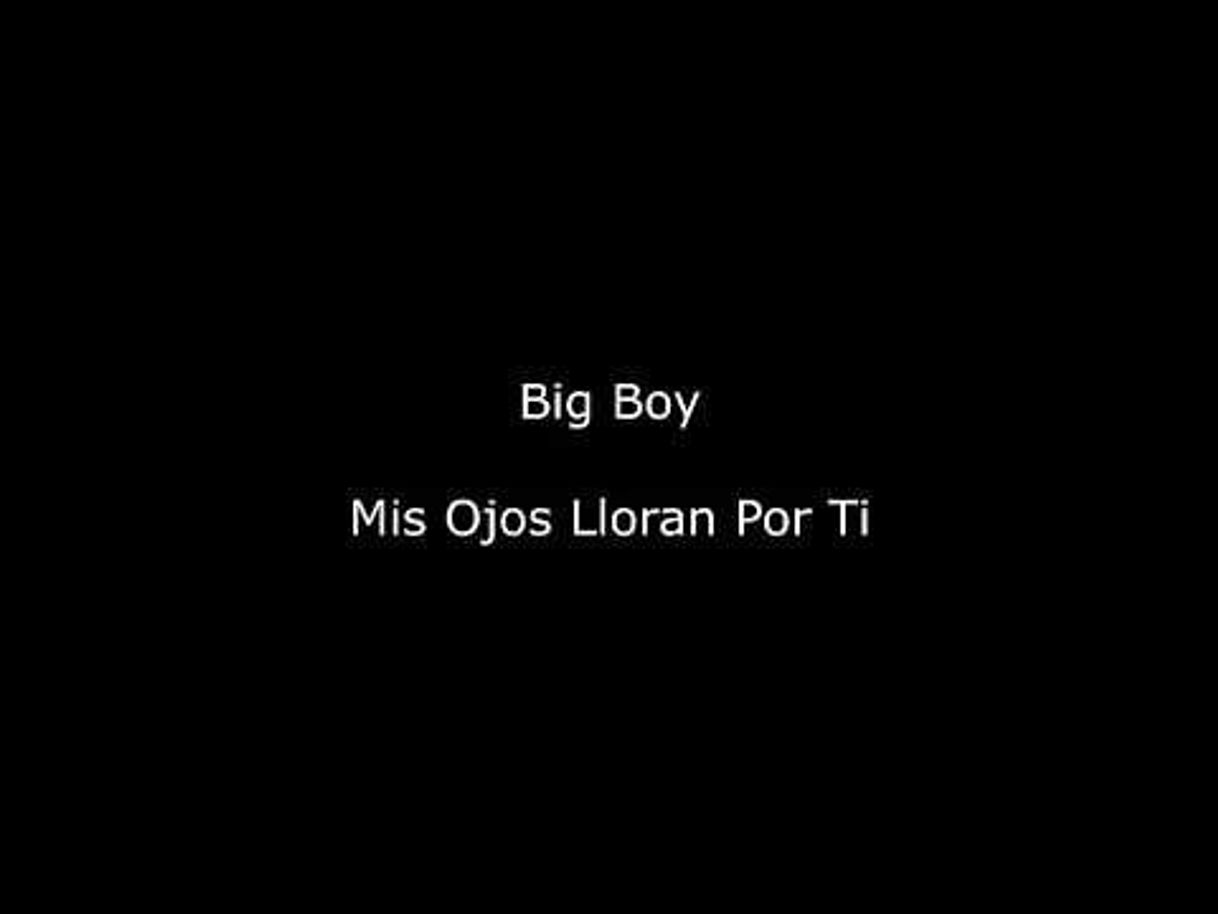 Music Mis Ojos Lloran Por Ti
