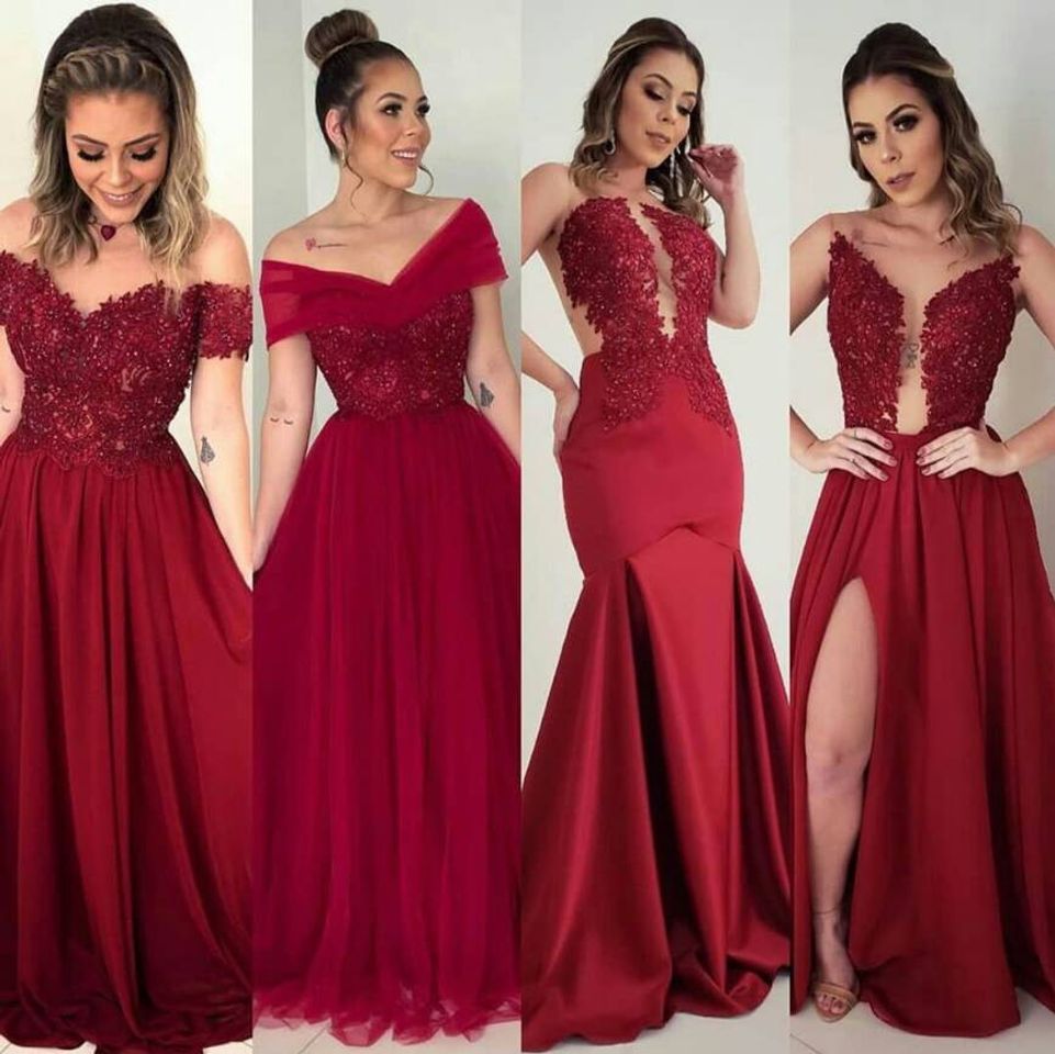 Moda Vestido Marsala para Madrinha de casamento! ❤