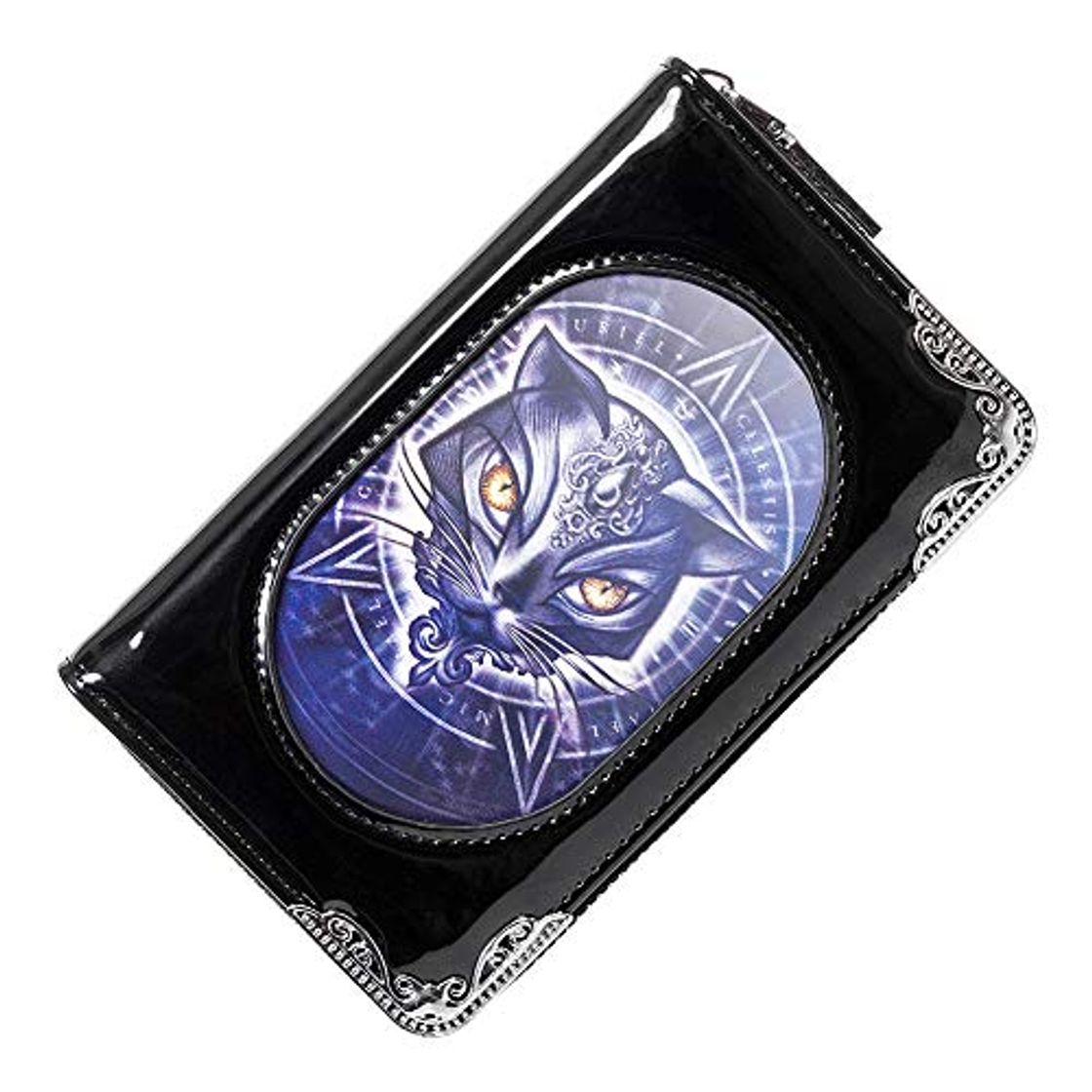 Social Alchemy Gothic Cartera Gótica Con Gato Esotérico Lenticular