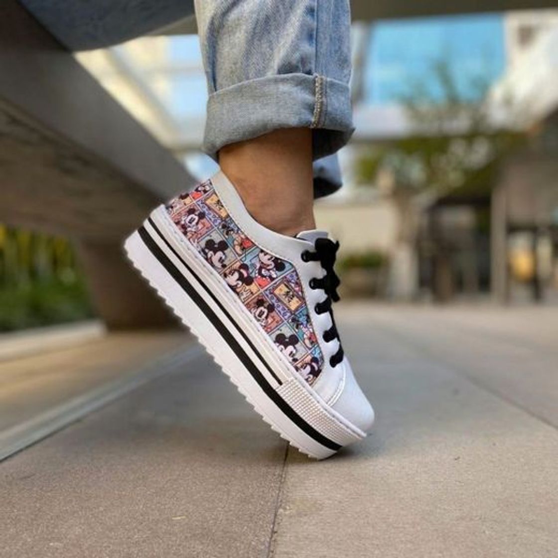 Social Tênis Feminino Mickey Tratorado