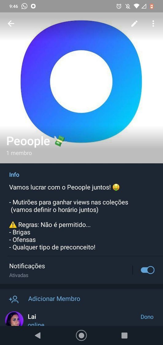 Fashion Grupo do Peoople no Telegram 👇🏻